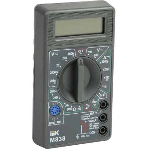 Мультиметр IEK UNIVERSAL M838