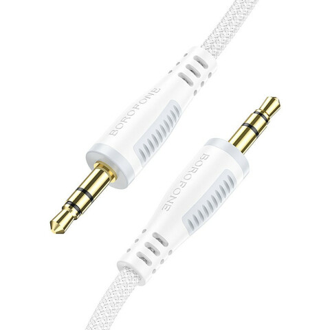 Кабель 3.5 Jack (M) - 3.5 Jack (M), 1м, Borofone BL14 White