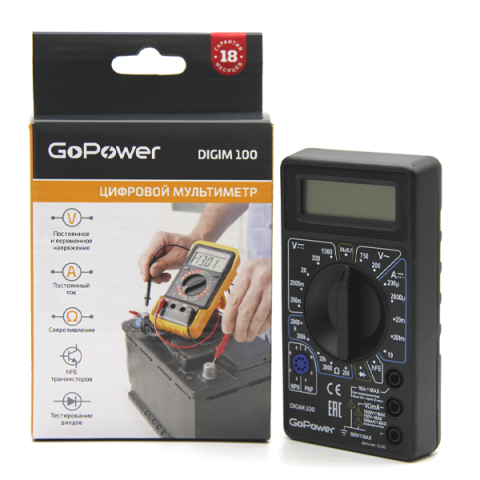 Мультиметр GoPower DigiM 100