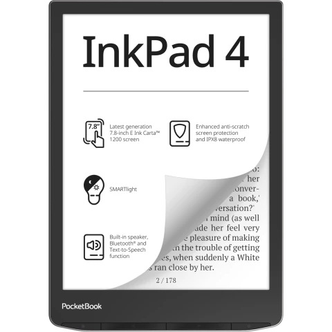 Электронная книга PocketBook 743G Ink Pad 4 Silver