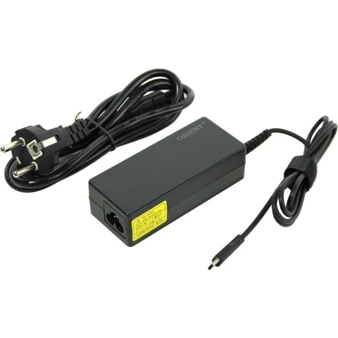 Сетевое зарядное устройство Orient PU-C65W Black