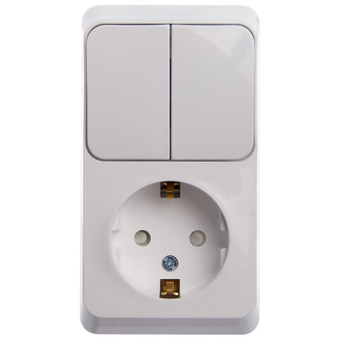 Розетка с выключателем Schneider Electric Этюд BPA16-202B