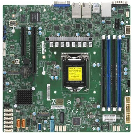 Серверная материнская плата SuperMicro X11SCH-LN4F-B