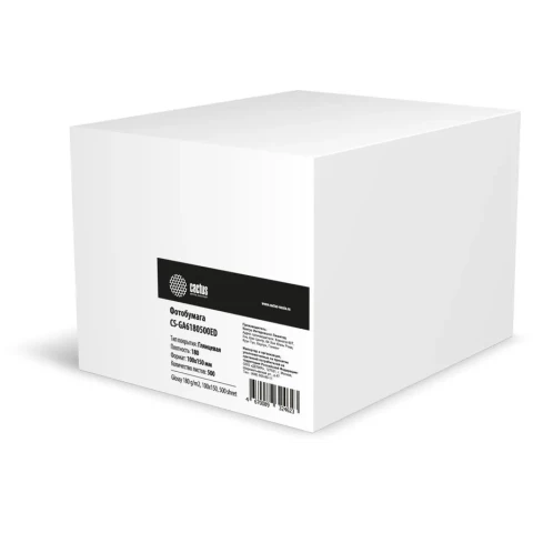 Бумага Cactus CS-GA6180500ED (A6, 180 г/м2, 500 листов)