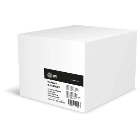 Бумага Cactus CS-GA6200500ED (A6, 200 г/м2, 500 листов)