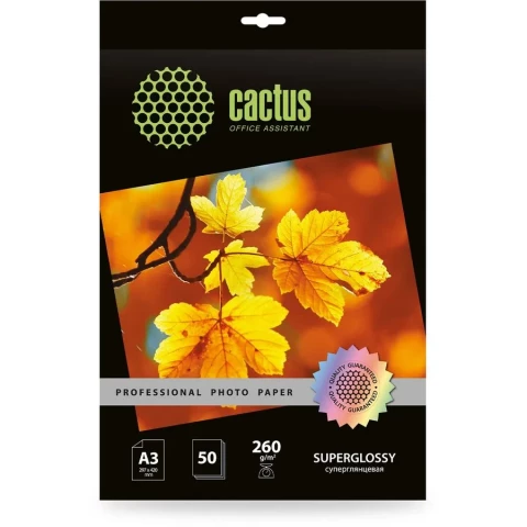 Бумага Cactus CS-HGA326050 (A3, 260 г/м2, 50 листов)