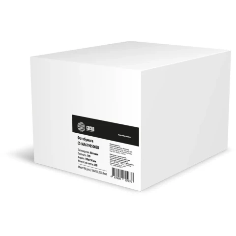 Бумага Cactus CS-MA6190500ED (A6, 190 г/м2, 500 листов)