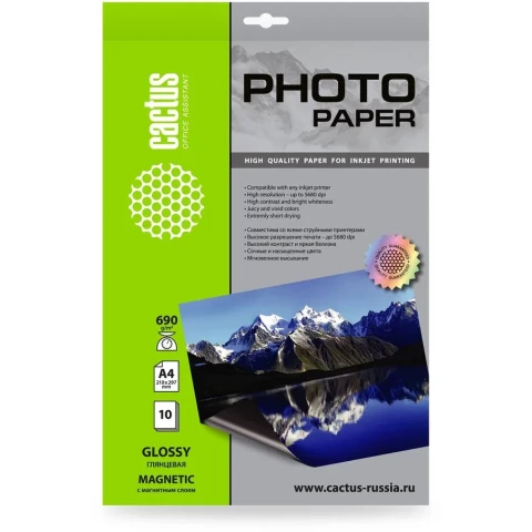 Бумага Cactus CS-MGA469010 (A4, 690 г/м2, 10 листов)