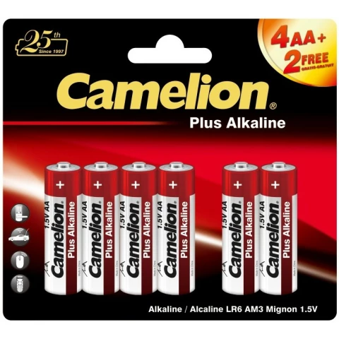 Батарейка Camelion Plus (AA, 6 шт)