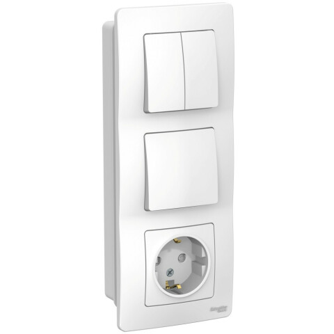 Розетка с выключателем Schneider Electric Blanca BLNBS101201