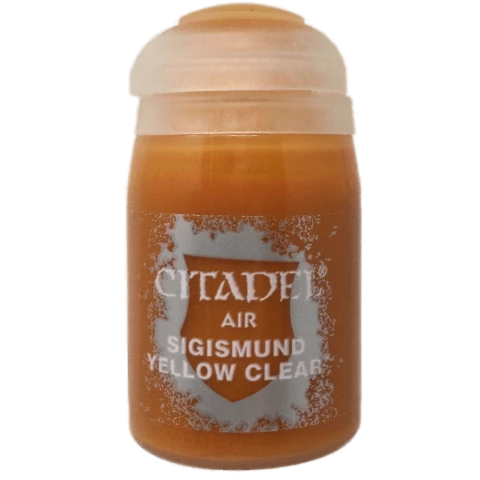 Краска Games Workshop Citadel Colour Air: Sigismund Yellow Clear, 24 мл