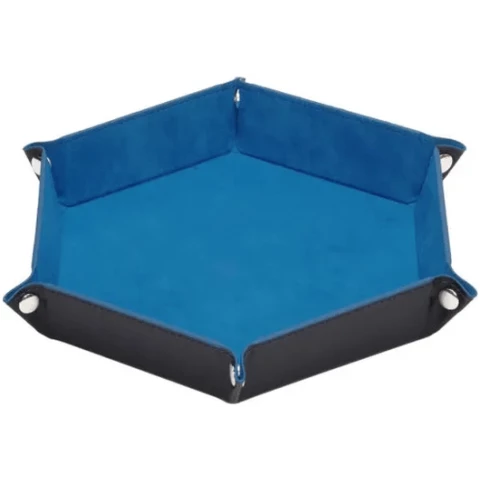 Лоток для кубиков MTGtrade синий шестиугольный большой 23х23см