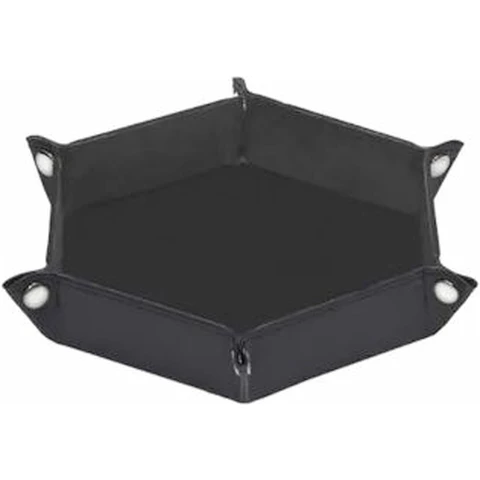 Лоток для кубиков MTGtrade черный шестиугольный малый 17.5х17.5см