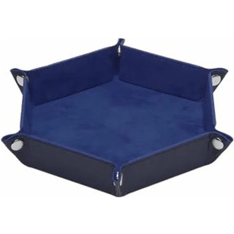 Лоток для кубиков MTGtrade темно-синий шестиугольный малый 17.5х17.5см