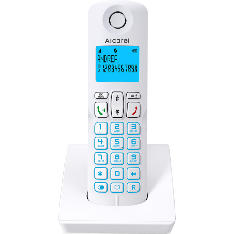 Радиотелефон Alcatel S250 White