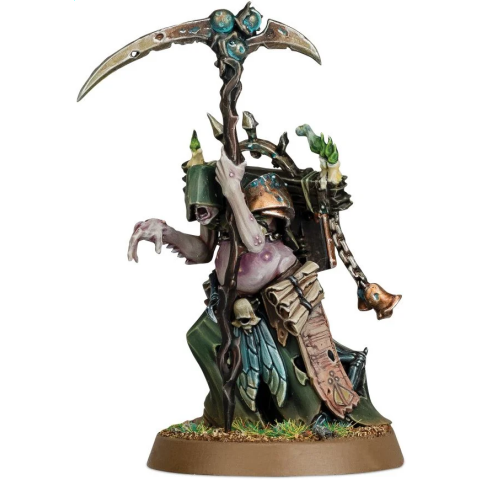 Миниатюра Games Workshop AoS: Maggotkin of Nurgle Rotbringer Sorcerer (2021)