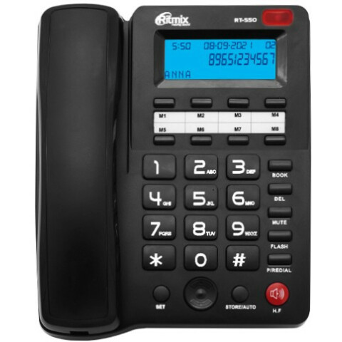 Телефон Ritmix RT-550 Black
