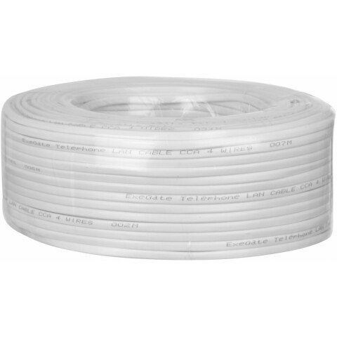 Кабель телефонный 100м, Exegate EX256751RUS