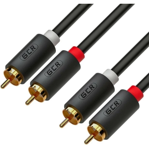 Кабель 2xRCA (M) - 2xRCA (M), 2м, Greenconnect GCR-53113