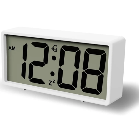 Часы-будильник Perfeo Tablo White