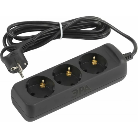 Сетевой удлинитель ЭРА UX-3e-3m-B