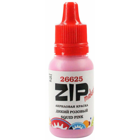 Краска ZIPmaket Paint acrylic Wild Pink (Squid Pink), 15 мл