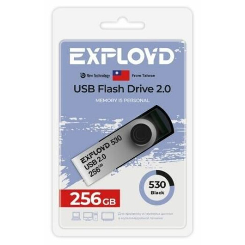 USB Flash накопитель 256Gb Exployd 530 Black