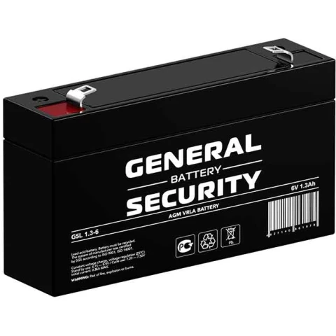 Аккумуляторная батарея General Security GSL1.3-6