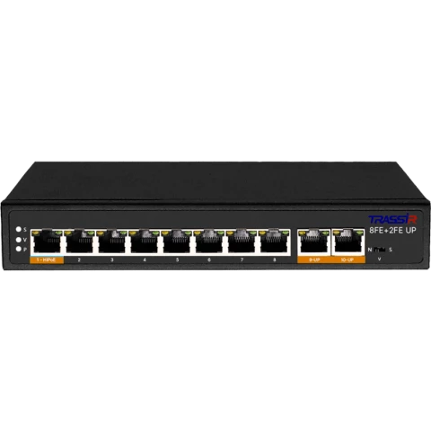Коммутатор (свитч) TRASSIR TR-NS1110-120-8POE