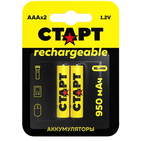 Аккумулятор СТАРТ (AAA, 950mAh, 2 шт)