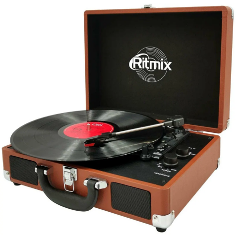 Виниловый проигрыватель Ritmix LP-160B Brown
