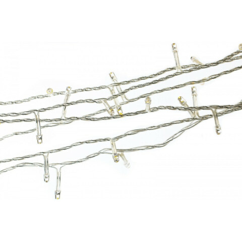 Гирлянда ECOLA Нить 6м 100Led 4000K (IP44)