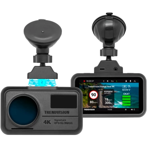 Автомобильный видеорегистратор TrendVision Hybrid Signature Real 4K