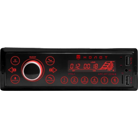 Автомагнитола УРАЛ МОЛОТ АРС-МТ 333К