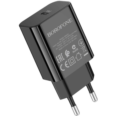 Сетевое зарядное устройство Borofone BA65A Black