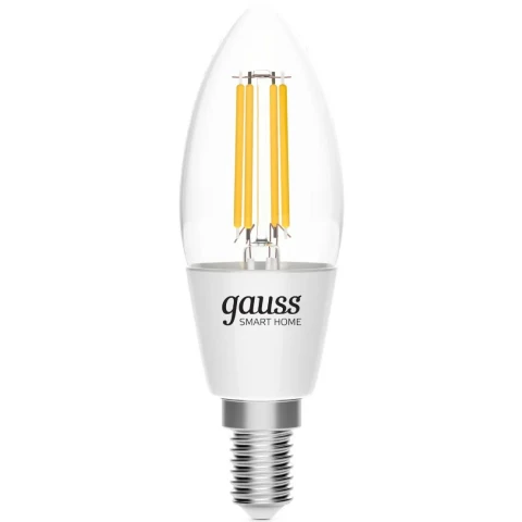 Умная лампочка Gauss Smart Home Filament C35 E14 (1230112)