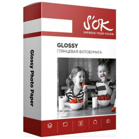 Бумага Sakura S'OK SA4230050G-2PE (A4, 230 г/м2, 100 листов)