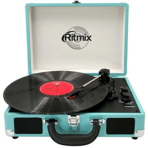 Виниловый проигрыватель Ritmix LP-160B Blue