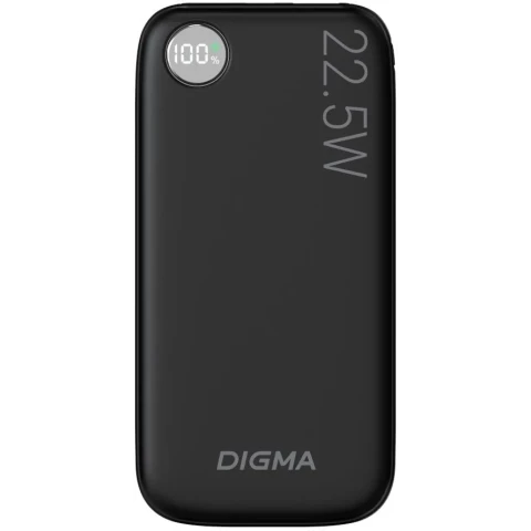 Внешний аккумулятор Digma DGPF10B22PBK