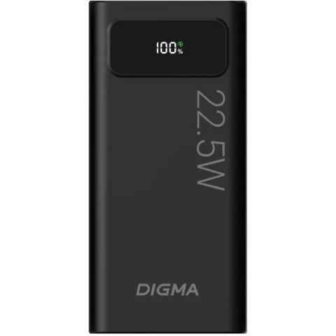 Внешний аккумулятор Digma DGPF20A22PBK