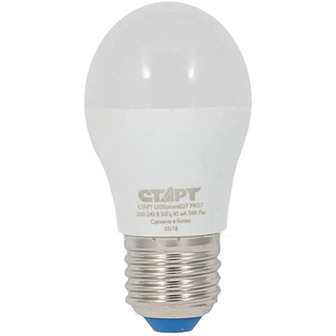 Светодиодная лампочка СТАРТ 4610116203002 (7 Вт, E27)