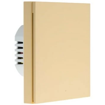 Умный выключатель Aqara Smart Wall Switch H1 Beige (With Neutral, Single Rocker)