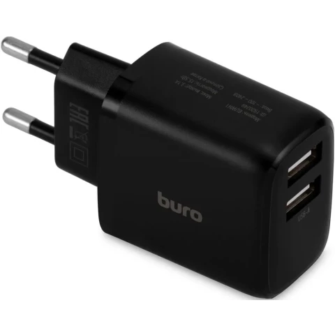 Сетевое зарядное устройство Buro BUWH1 Black
