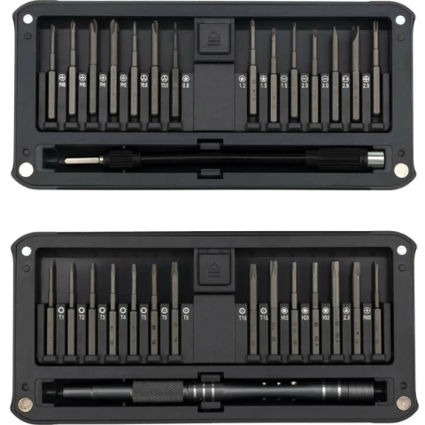 Отвёртка с битами KRANZ KR-12-4752