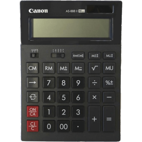 Калькулятор Canon AS-888 II Black