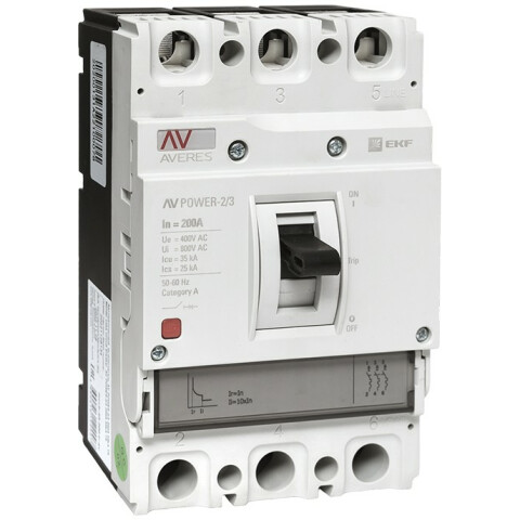 Автоматический выключатель EKF mccb-23-200-TR-av