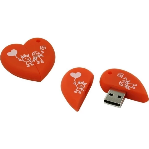 USB Flash накопитель 64Gb SmartBuy Wild Heart (SB64GBHeart)