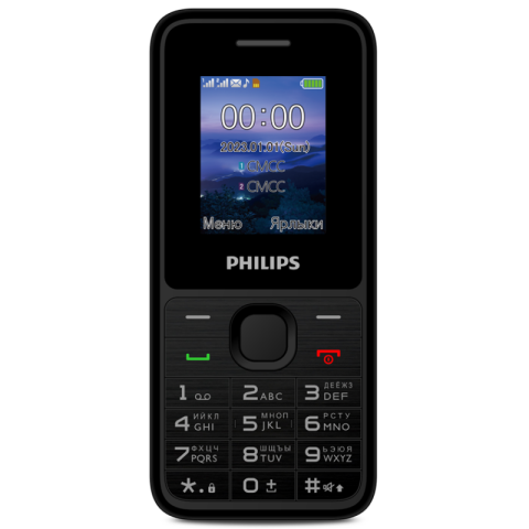 Телефон Philips Xenium E2125 Black