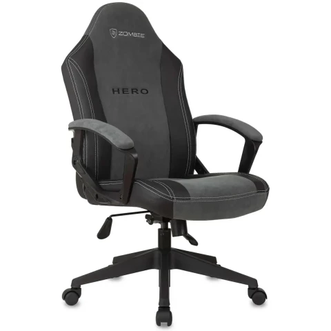 Игровое кресло Бюрократ Zombie Hero Grey