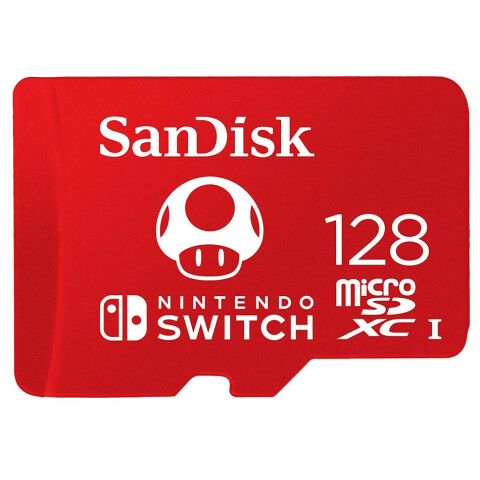 Карта памяти 64Gb MicroSD SanDisk Nintendo Switch (SDSQXAO-064G-GN3ZN)